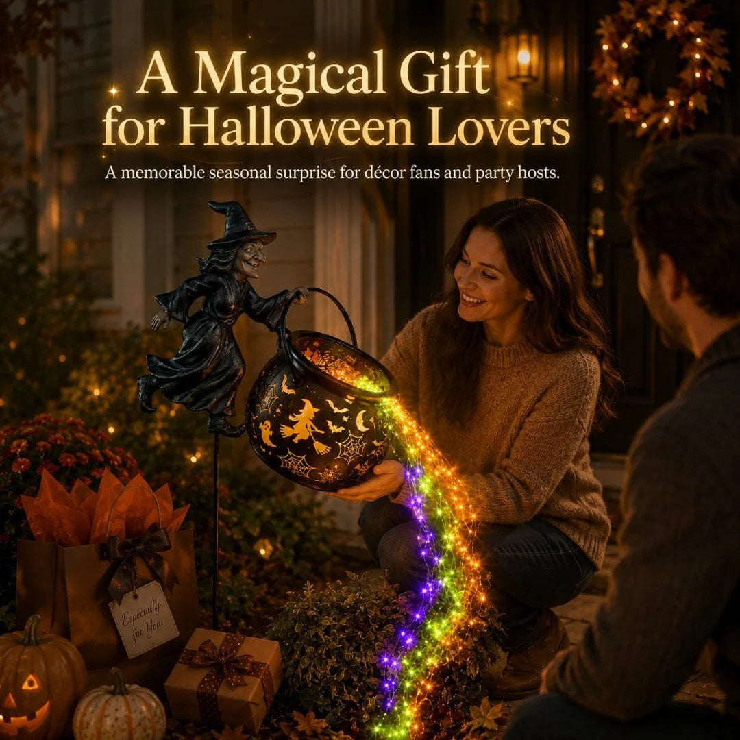 Halloween Witch Cauldron Garden Light🧙‍♀️