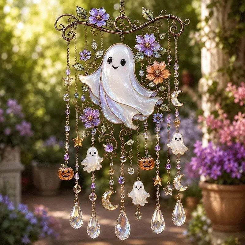 🔥Last Day 49% OFF - Halloween Suncatcher Wind Chime