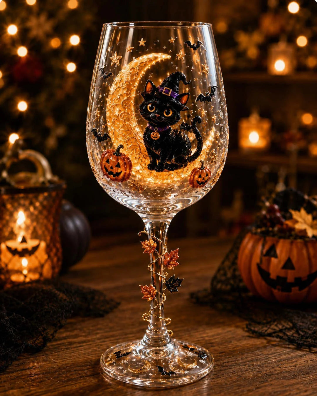 🔥🎁Halloween Wine Glass Collection Gift Box Set✨