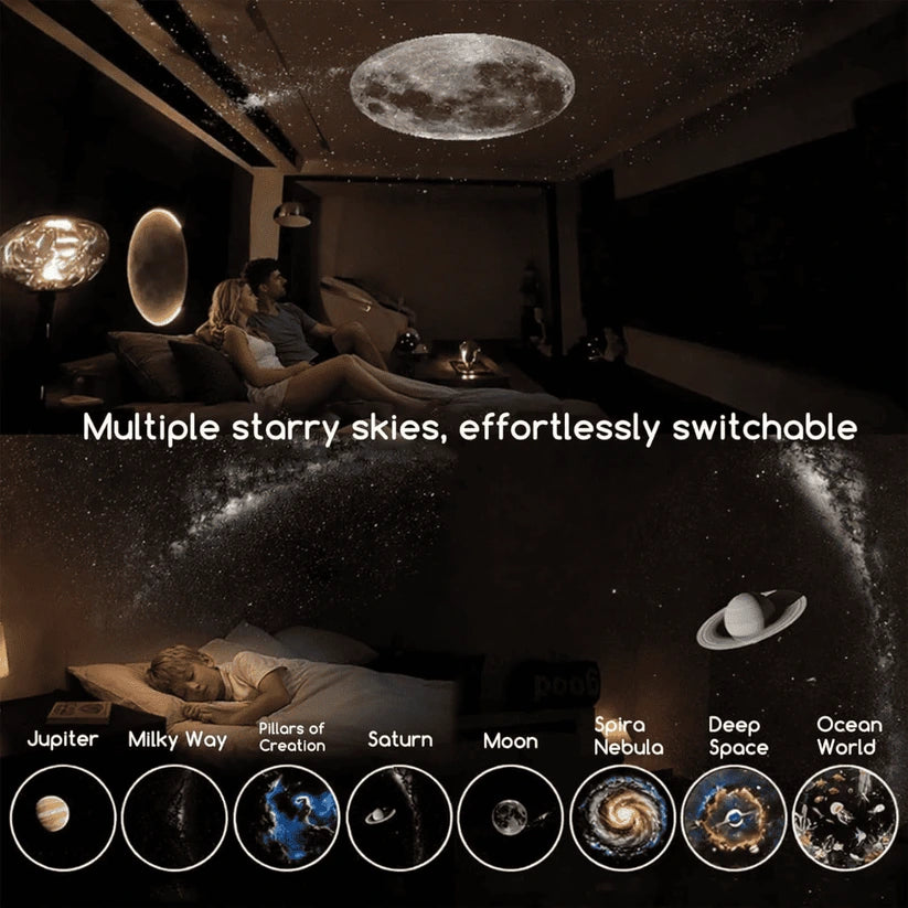 3-in-1 Galaxy Projector Night Light