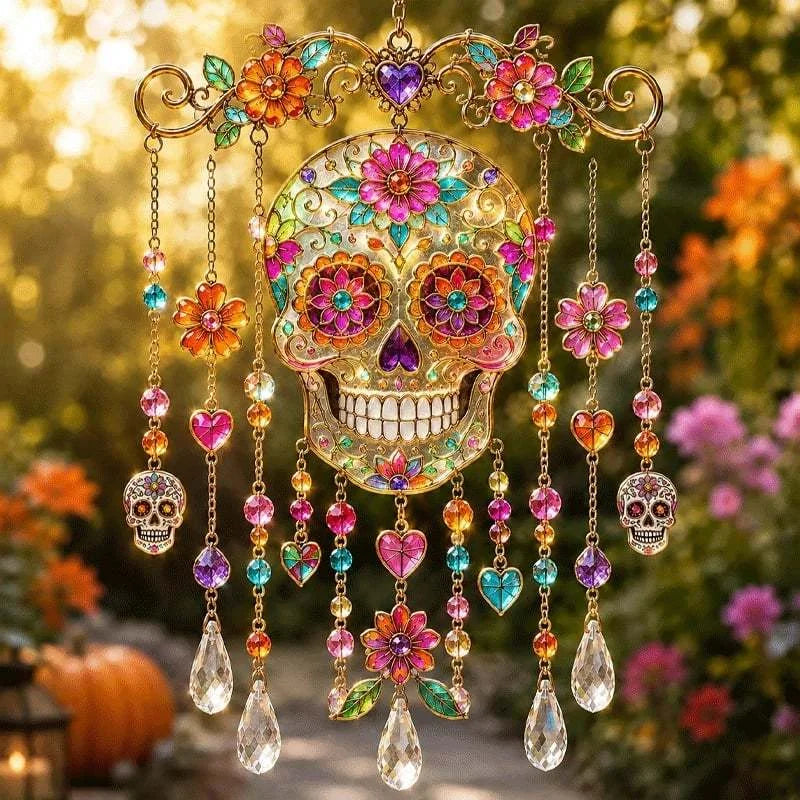 🔥Last Day 49% OFF - Halloween Suncatcher Wind Chime