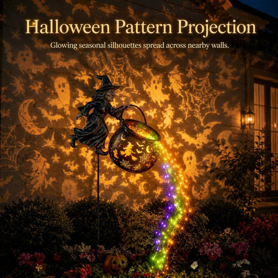 Halloween Witch Cauldron Garden Light🧙‍♀️